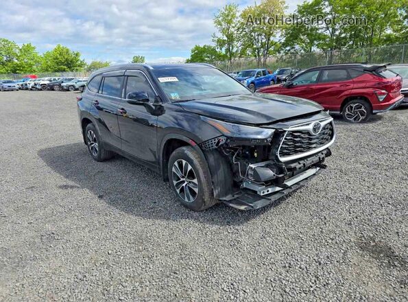 5TDKDRBH6SS590550 2025 TOYOTA HIGHLANDER Черный Задняя правая четверть