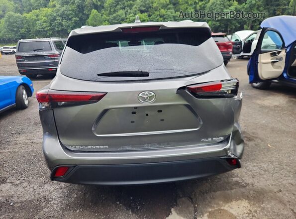 5TDKDRBH6TS598911 2026 TOYOTA HIGHLANDER Silver Vista trasera