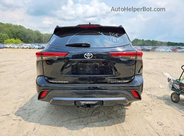 5TDKDRBH7PS006079 2023 TOYOTA HIGHLANDER Black უკანა ხედი