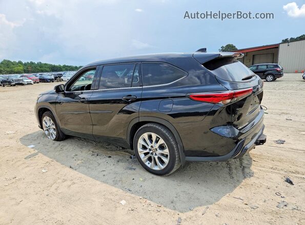 5TDKDRBH7PS006079 2023 TOYOTA HIGHLANDER Black უკანა მარცხენა