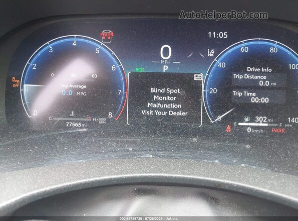 5TDKDRBH7PS021875 2023 TOYOTA HIGHLANDER Blue Հետևի նստատեղերի տեսք
