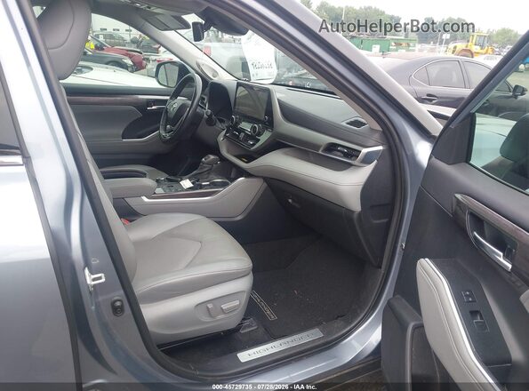 5TDKDRBH7PS021875 2023 TOYOTA HIGHLANDER Blue Սալոնի դիմացի տեսք