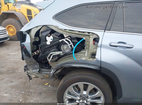 5TDKDRBH7PS021875 2023 TOYOTA HIGHLANDER Blue Դիմացի տեսք