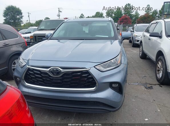 5TDKDRBH7PS021875 2023 TOYOTA HIGHLANDER Blue Սարքավորումների վահանակի տեսք