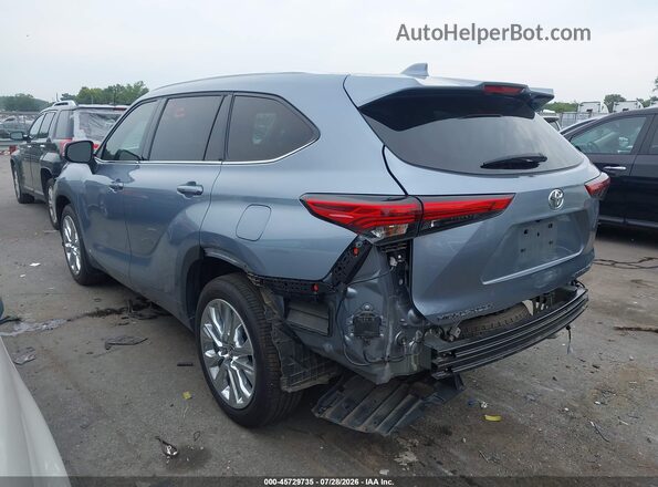 5TDKDRBH7PS021875 2023 TOYOTA HIGHLANDER Blue Սալոնի 360 աստիճան տեսք