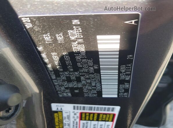 5TDKDRBH7PS500037 2023 TOYOTA HIGHLANDER Угольный Вид наклейки с VIN-кодом