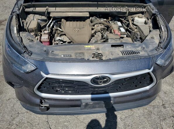 5TDKDRBH7PS500037 2023 TOYOTA HIGHLANDER Угольный Вид подкапотного пространства