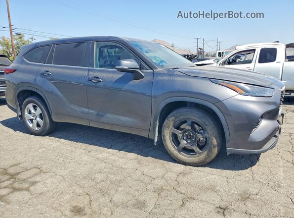 5TDKDRBH7PS500037 2023 TOYOTA HIGHLANDER Угольный Передняя правая четверть