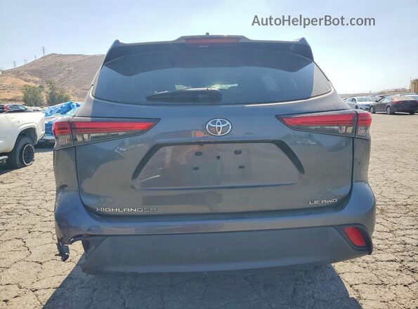5TDKDRBH7PS500037 2023 TOYOTA HIGHLANDER Угольный Вид сзади
