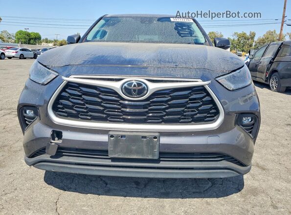 5TDKDRBH7PS500037 2023 TOYOTA HIGHLANDER Угольный Вид спереди