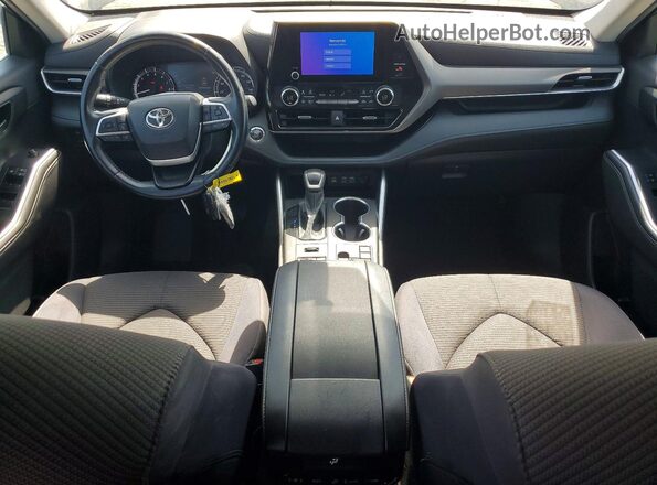 5TDKDRBH7PS500037 2023 TOYOTA HIGHLANDER Угольный Вид панели приборов