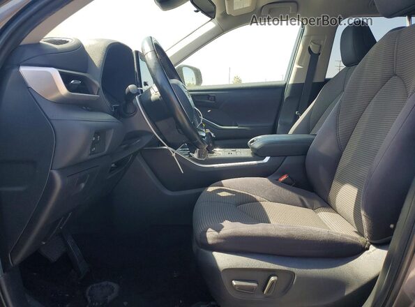 5TDKDRBH7PS500037 2023 TOYOTA HIGHLANDER Угольный Вид салона спереди