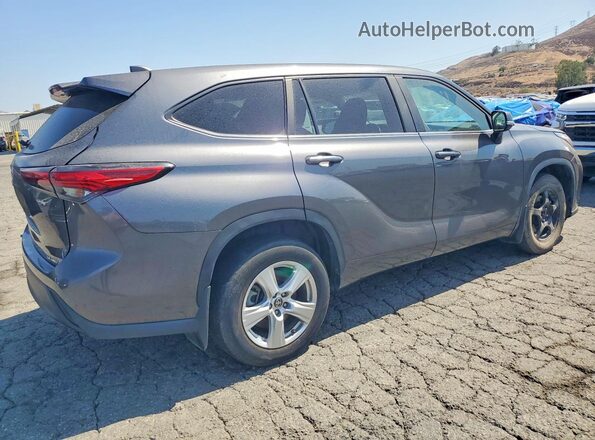 5TDKDRBH7PS500037 2023 TOYOTA HIGHLANDER Угольный Задняя правая четверть