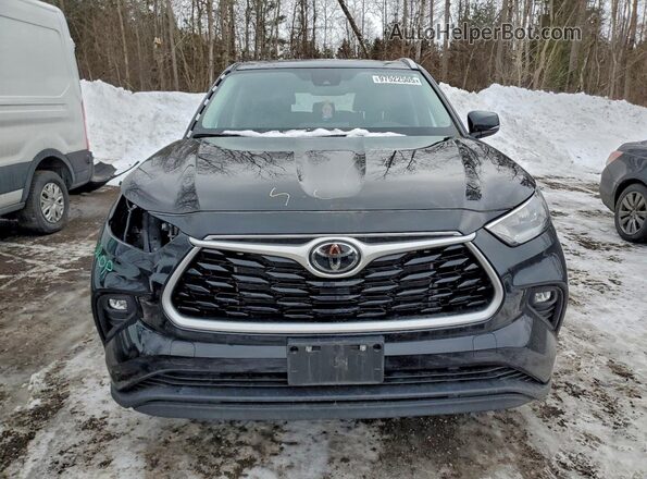 5TDKDRBH7PS501737 2023 TOYOTA HIGHLANDER Black Դիմացի տեսք