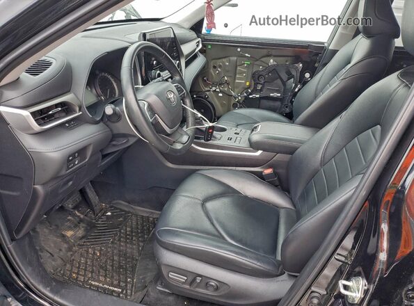 5TDKDRBH7PS501737 2023 TOYOTA HIGHLANDER Black Սալոնի դիմացի տեսք