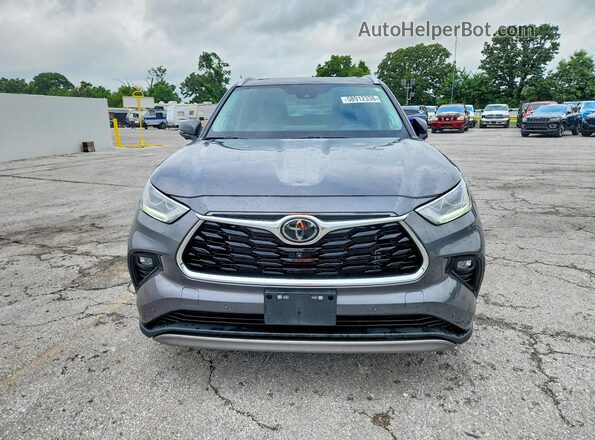 5TDKDRBH7RS528701 2024 TOYOTA HIGHLANDER Charcoal Դիմացի տեսք