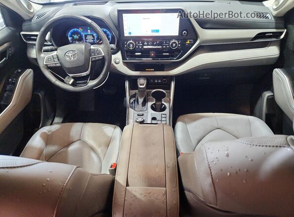 5TDKDRBH7RS528701 2024 TOYOTA HIGHLANDER Charcoal Առջևի վահանակի տեսք