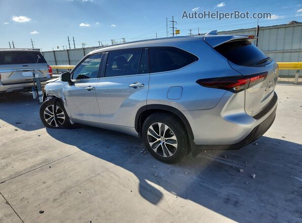 5TDKDRBH7RS566476 2024 TOYOTA HIGHLANDER Silver Trasero izquierdo
