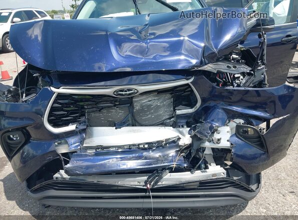5TDKDRBH7SS583753 2025 TOYOTA HIGHLANDER Синий Вид спереди