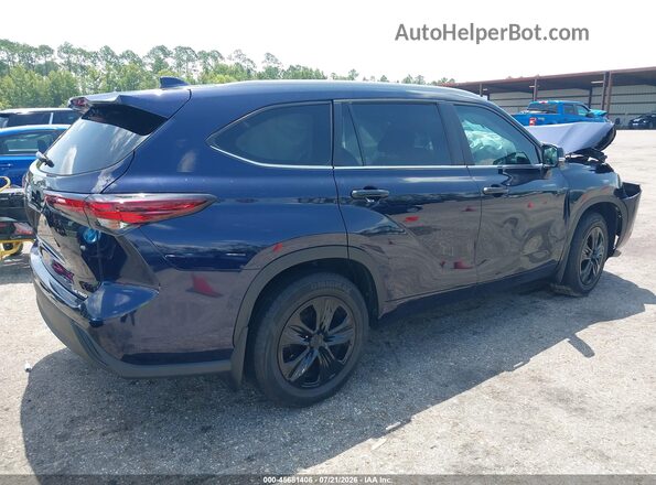 5TDKDRBH7SS583753 2025 TOYOTA HIGHLANDER Синий Задняя правая четверть