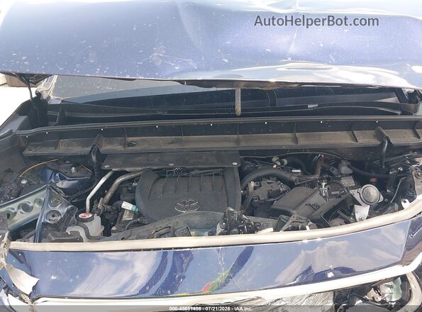 5TDKDRBH7SS583753 2025 TOYOTA HIGHLANDER Синий Вид сзади