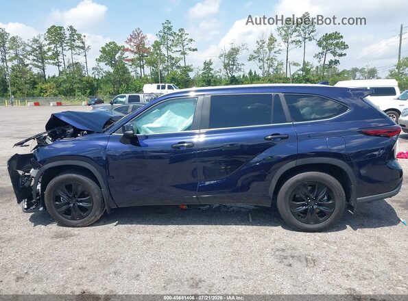 5TDKDRBH7SS583753 2025 TOYOTA HIGHLANDER Синий Вид задней части салона