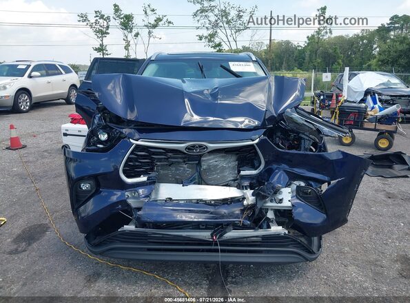 5TDKDRBH7SS583753 2025 TOYOTA HIGHLANDER Синий Вид панели приборов