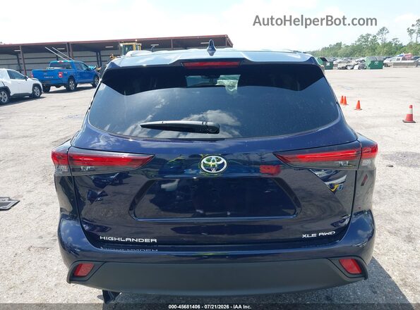 5TDKDRBH7SS583753 2025 TOYOTA HIGHLANDER Синий 
