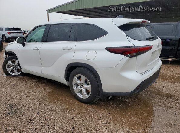5TDKDRBH7SS588158 2025 TOYOTA HIGHLANDER White Trasero izquierdo