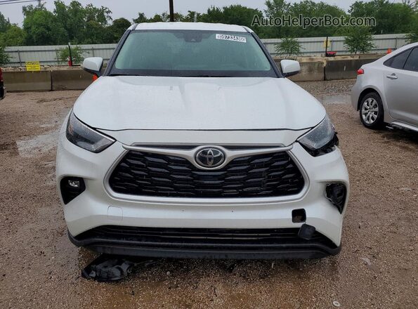 5TDKDRBH7SS588158 2025 TOYOTA HIGHLANDER White Vista frontal