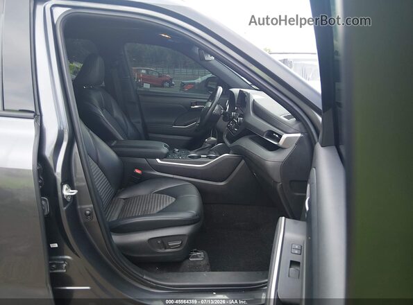 5TDKDRBH8PS509443 2023 TOYOTA HIGHLANDER Gray Սալոնի դիմացի տեսք
