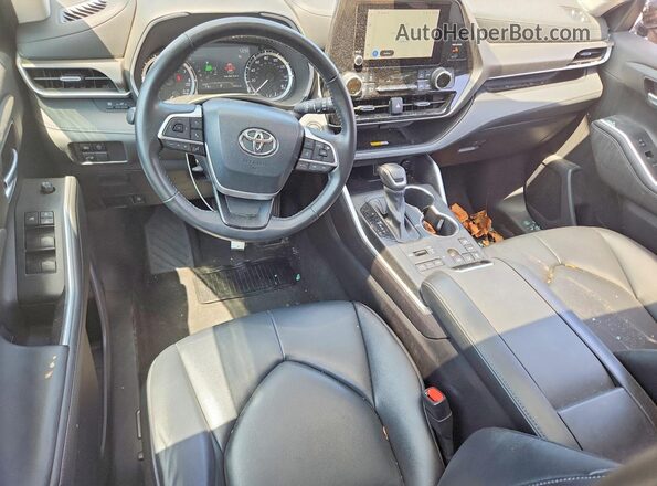 5TDKDRBH8PS511645 2023 TOYOTA HIGHLANDER Black Vista del salpicadero