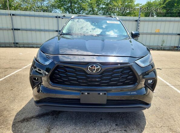 5TDKDRBH8PS511645 2023 TOYOTA HIGHLANDER Black Vista frontal