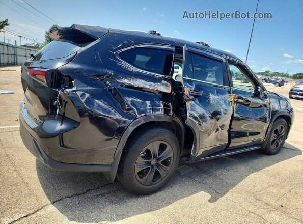 5TDKDRBH8PS511645 2023 TOYOTA HIGHLANDER Black Trasero derecho