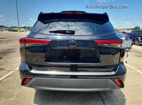 5TDKDRBH8PS511645 2023 TOYOTA HIGHLANDER Black Vista trasera