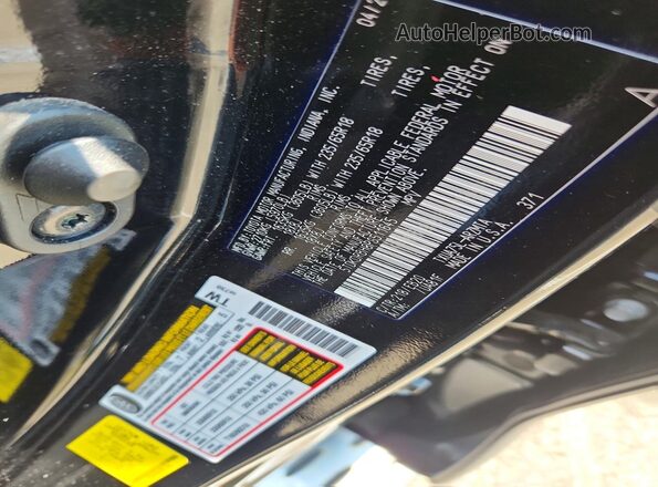 5TDKDRBH8PS511645 2023 TOYOTA HIGHLANDER Black Vista de la etiqueta del VIN