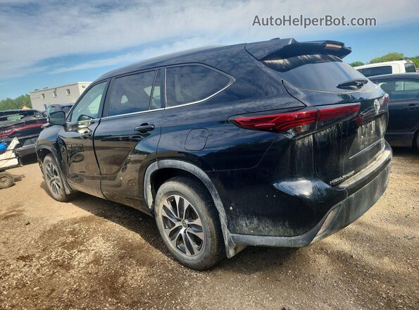 5TDKDRBH8PS512150 2023 TOYOTA HIGHLANDER Black Հետևի ձախ