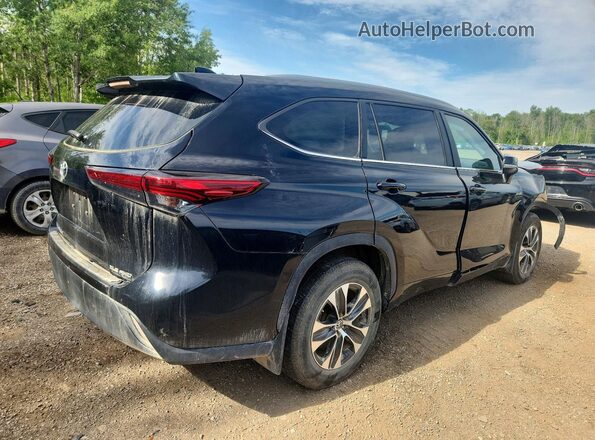 5TDKDRBH8PS512150 2023 TOYOTA HIGHLANDER Black Հետևի աջ