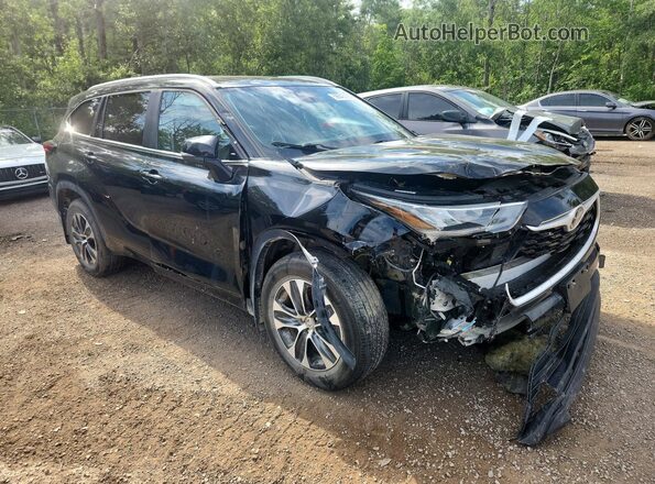 5TDKDRBH8PS512150 2023 TOYOTA HIGHLANDER Black Առջևի աջ