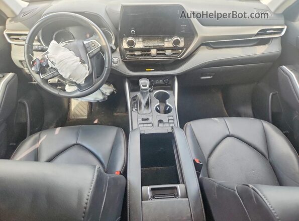 5TDKDRBH8PS512150 2023 TOYOTA HIGHLANDER Black Առջևի վահանակի տեսք