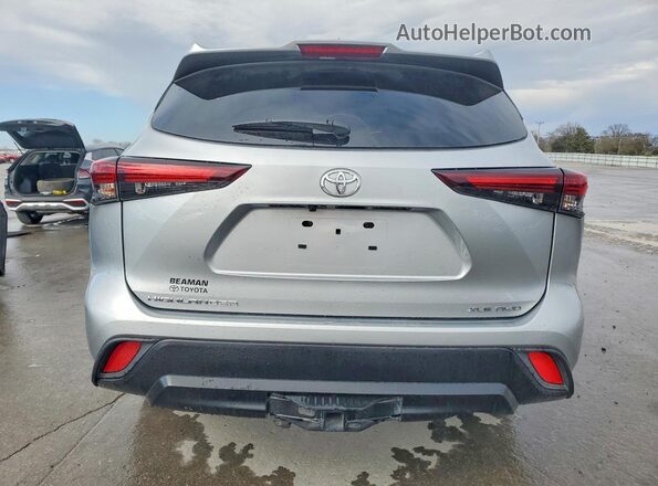 5TDKDRBH8SS592610 2025 TOYOTA HIGHLANDER Silver Vista trasera