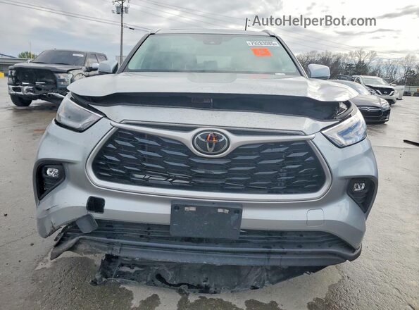 5TDKDRBH8SS592610 2025 TOYOTA HIGHLANDER Silver Vista frontal