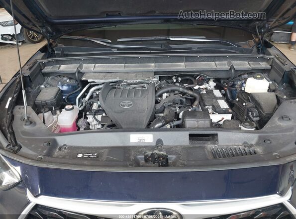 5TDKDRBH8TS602540 2026 TOYOTA HIGHLANDER Синий Вид сзади