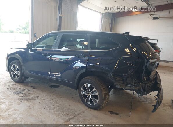 5TDKDRBH8TS602540 2026 TOYOTA HIGHLANDER Синий Задняя левая четверть