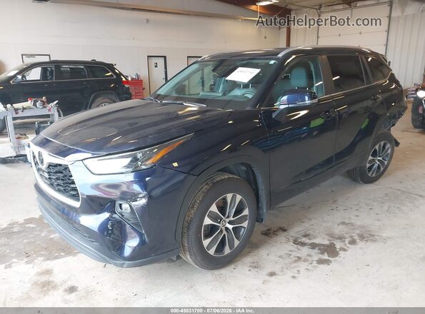 5TDKDRBH8TS602540 2026 TOYOTA HIGHLANDER Синий Передняя левая четверть