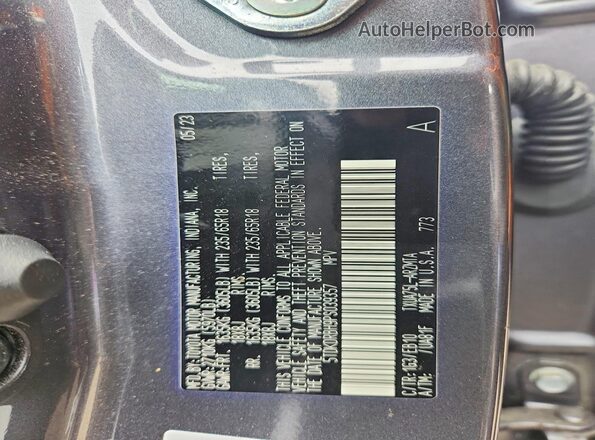 5TDKDRBH9PS039357 2023 TOYOTA HIGHLANDER Charcoal VIN კოდის სტიკერის ხედი