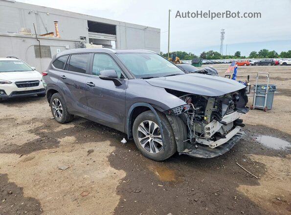 5TDKDRBH9PS039357 2023 TOYOTA HIGHLANDER Charcoal წინა მარჯვენა