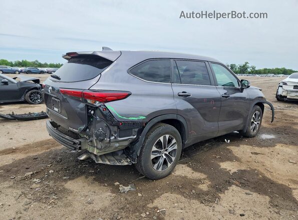 5TDKDRBH9PS039357 2023 TOYOTA HIGHLANDER Charcoal უკანა მარჯვენა