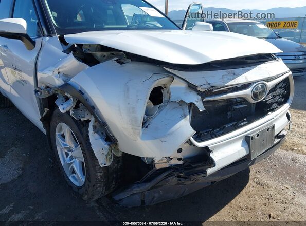 5TDKDRBH9PS520810 2023 TOYOTA HIGHLANDER White წინა ხედი