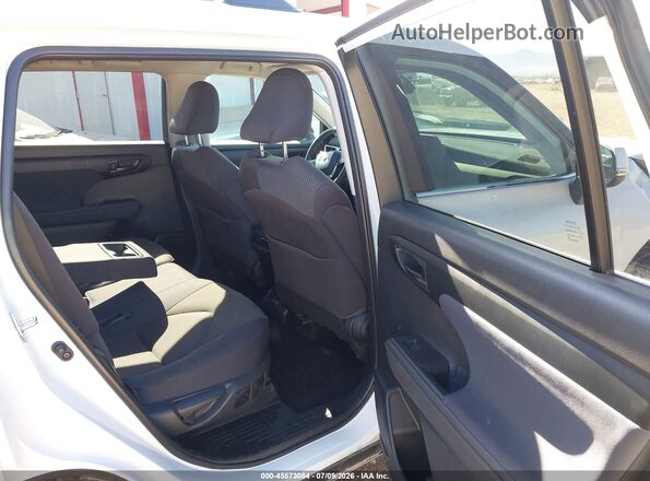5TDKDRBH9PS520810 2023 TOYOTA HIGHLANDER White VIN კოდის სტიკერის ხედი